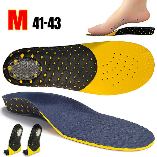 Orthotic Insoles Shoes Arch Support Pain Relief Orthopedic Inner Sole Men Women