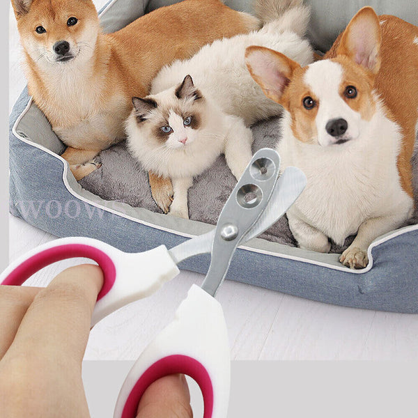 Pet Nail Cutters Claw Grooming Scissors Clippers Trimmer Dog Cat Bird Rabbit