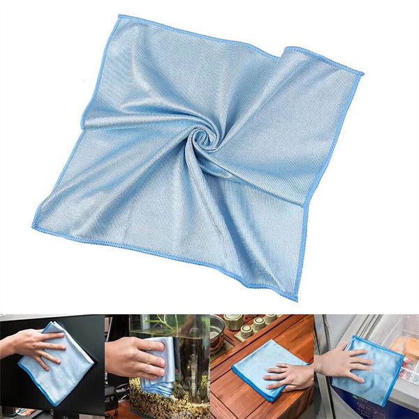 UP20x Microfibre Glass Cleaning Cloth Car Towel Window Dish Washing 30x30cm