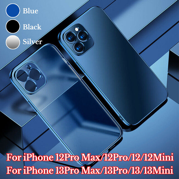 Shockproof  Matte Case Back Cover For iPhone 13 Pro Max 12 Mini Lens Cover