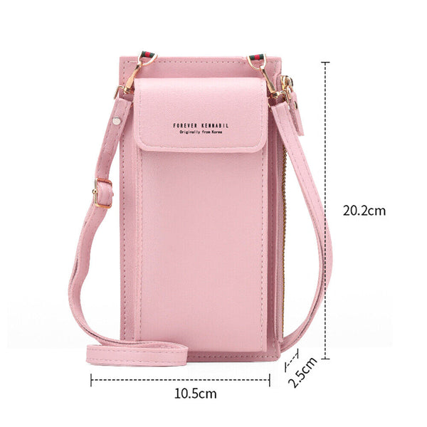 Women Clutch Bag Purse Leather Wallet Ladies Handbag Card Phone Holder Case Coin