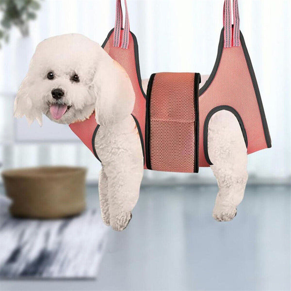 Small Pet Grooming Sling Hammock Dog Cat Restraint Bag Bathing Trimming NailCare