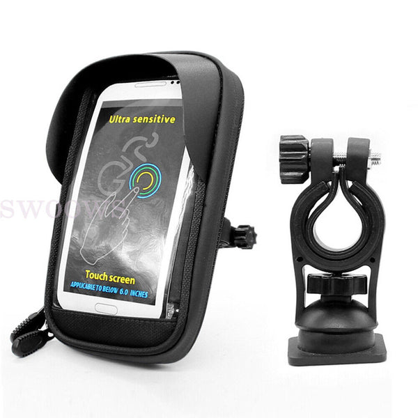 Waterproof Bike Phone Holder Handlebar Mount For Motorcycle Cycling Universal