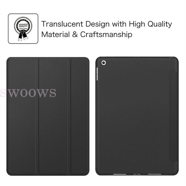 Leather Stand Smart Slim Flip Case Cover For Apple iPad 9th 8th 7th Generation