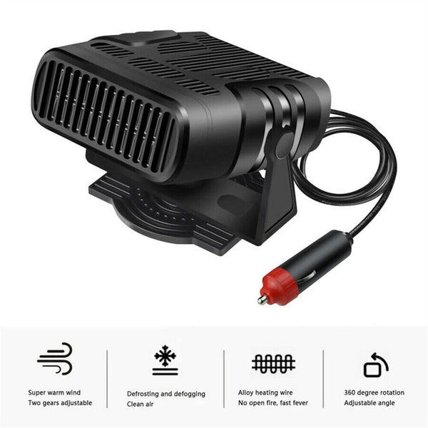 Portable Car Vehicle Heater Fan Ceramic Heating Defroster Demister DC 12V AU