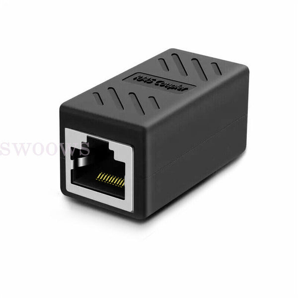 1/5PCS RJ45 Inline Extender Coupler Cat6 Cat7 Ethernet Network Adapter Joiner