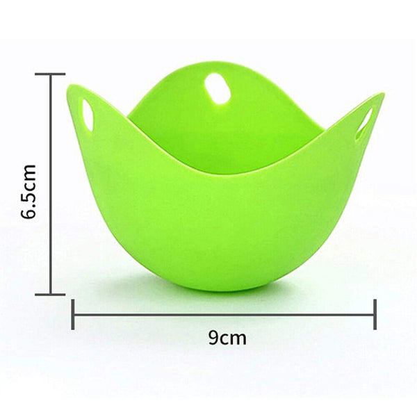 1/4Pcs Silicone Egg Poacher Poaching Pods Pan Poached Cups Moulds For Kitchen