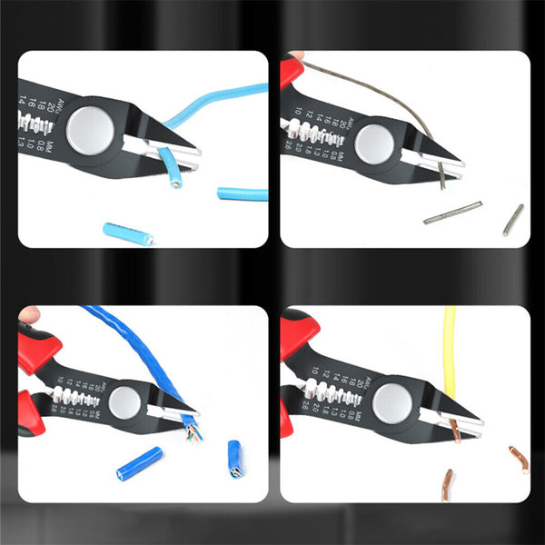 Multifunction Wire Stripper Wire Cutter Pliers Terminal Crimper Insulated Handle