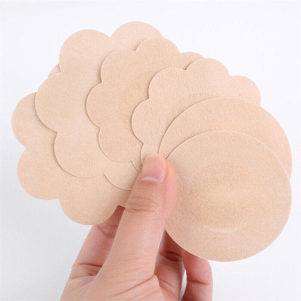 10-60x Patch Petal Shape Nipple Cover Breast Sticker Disposable Bra Pad Adhesive