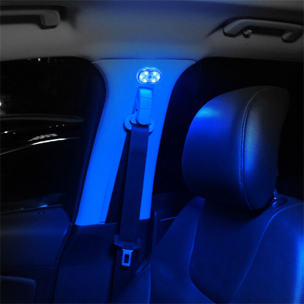 Mini Car Interior LED Light Touch Control Ambient Lamp USB Rechargeable Magnetic