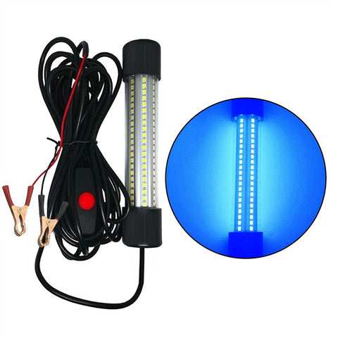 1200LM 12V LED Underwater Fishing Light Stick Squid Prawn Fish Attract Lamp NEW