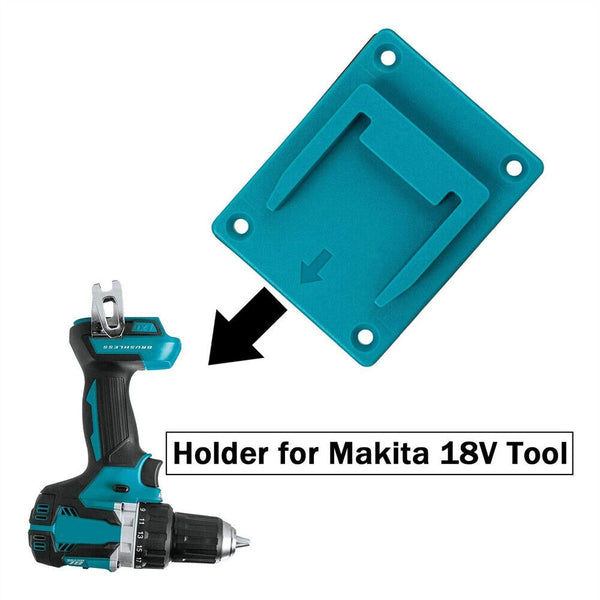 5/10 Slots Tool Holder For Bosch/Makita Bracket 18V Lithium Battery Machine Rack