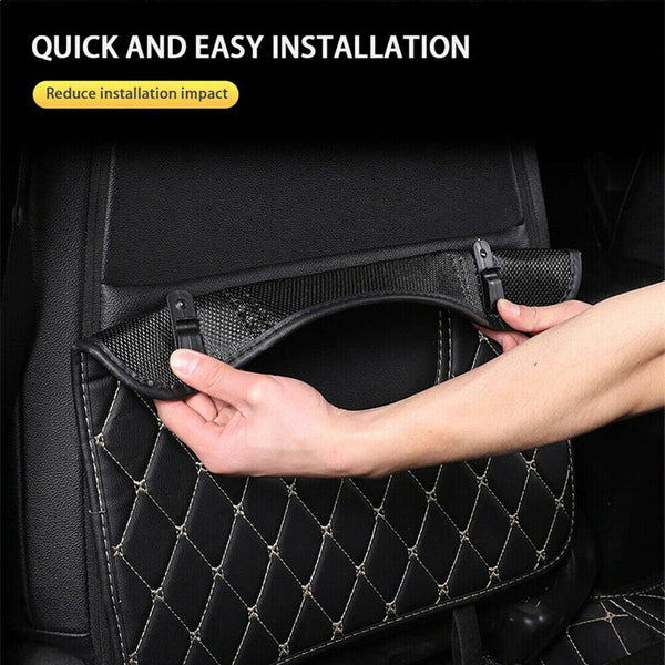 Up to 2 Universal Car Back Seat Cover Mat Travel Kids Baby Protector Kick Clean