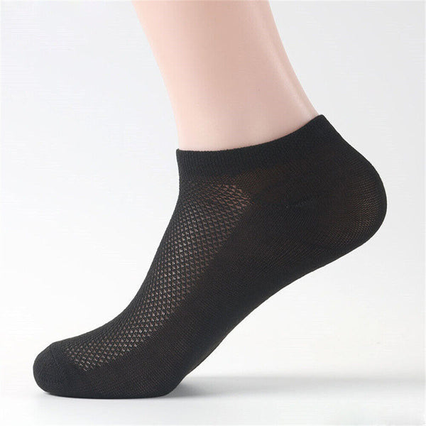 1-10Pairs Non-slip Heel Grip Low Cut No Show Socks Footlets Invisible Women Men