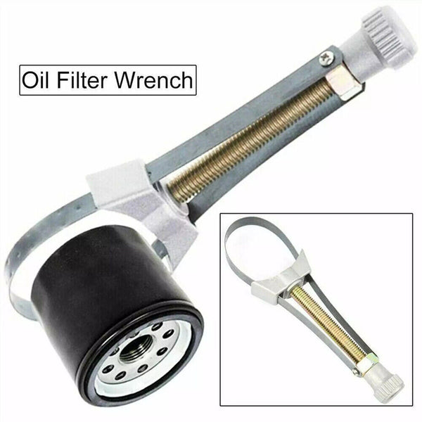 Oil Filter Removal Tool Car Wrench Adjustable Strap Wrench Aluminium 60-120mm