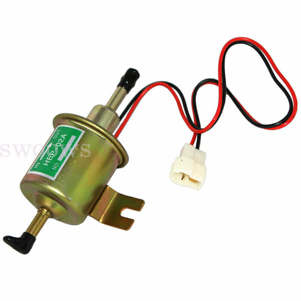 New Universal 12V Electric Fuel Pump Inline Diesel Gas Petrol Low Pressure