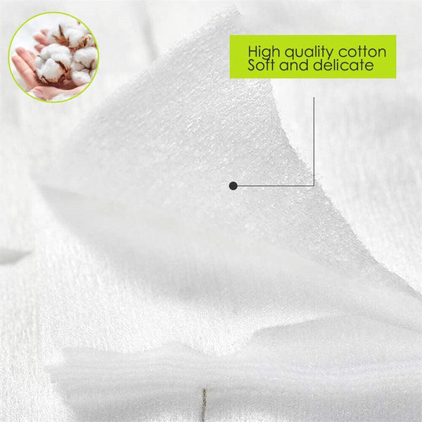 Cotton Pads Natural Cotton Makeup Remover and for Facial Cleansing Cotton Pads