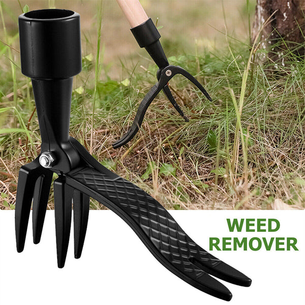 Weeder Puller Stand Up Weed Tool Handle Claw Garden Outdoor Root Remover Killer