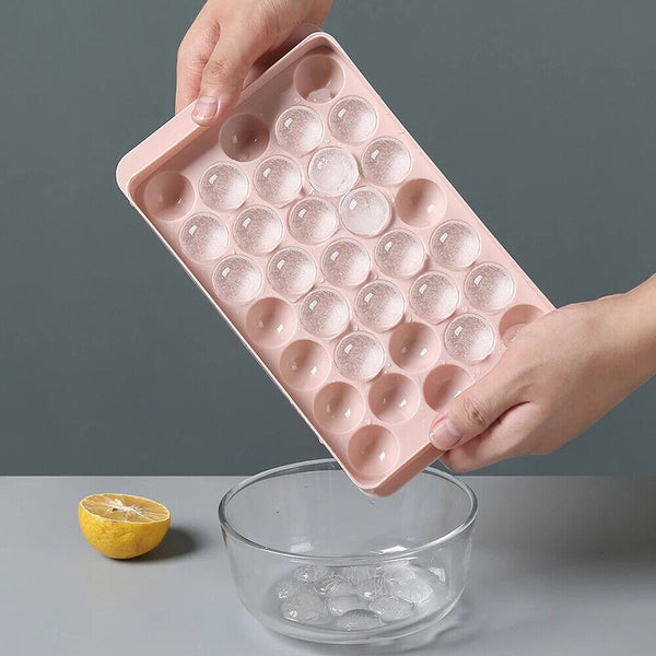 33 Grid Mini Round Ice Cube Tray Ice Cube Mold DIY Moulds Ice Ball Maker Kitchen