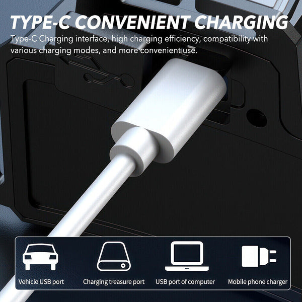 Rechargeable LED Headlamps Flashlight Torch Head Light Waterproof Work Lamp AU