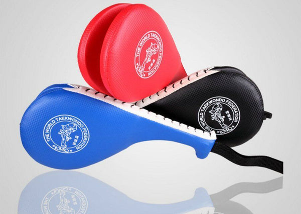 Taekwondo Kick Pads Double Kick Strike Kickboxing Training Combat Target Paddles