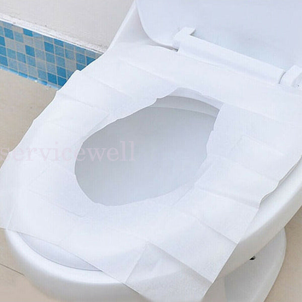 UP1500pcs Toilet Seat Covers Paper Biodegradable Disposable Sanitary Flushable