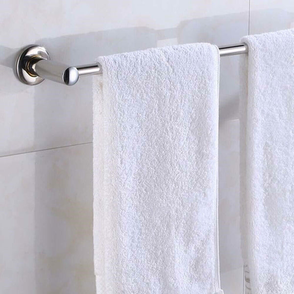 40/50cm Single Double Towel Rail Rack Holder Wall Mounted Bathroom Kitchen AU