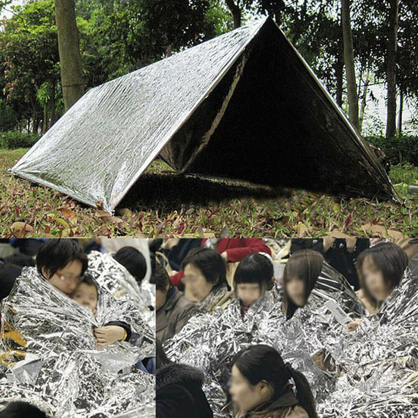 1-3x Space Blanket Thermal Thermo Foil Emergency Camping Rescue First Aid