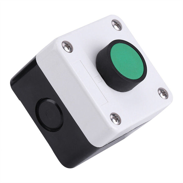 Weatherproof Green Push Button Switch One Button Control Box For Gate Opener ABS