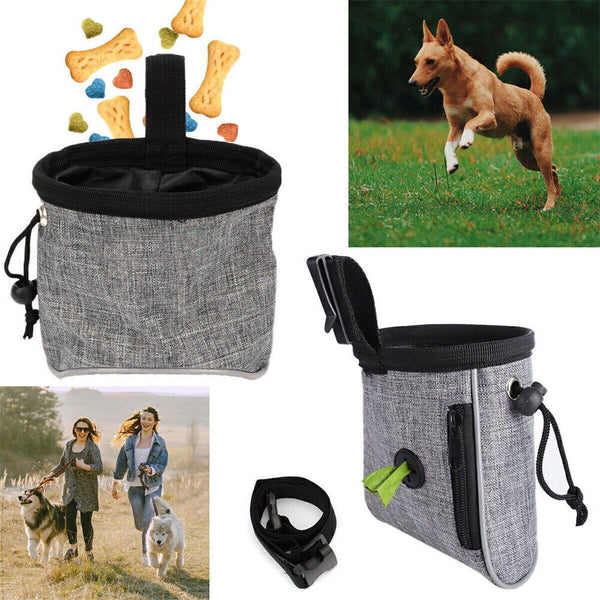 Dog Puppy Outdoor Training Snack Obedience Food Bag Pet Treat Waist Belt Pouch