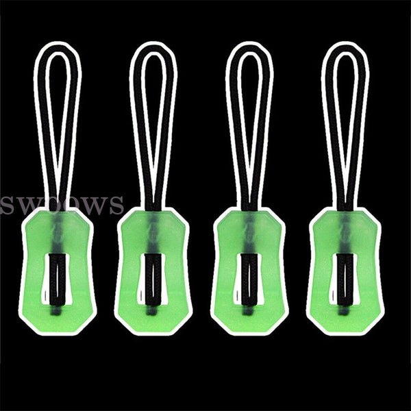 5/10pcs Outdoor Camping Hiking Backpack Anti-lost Luminous Zipper Pull