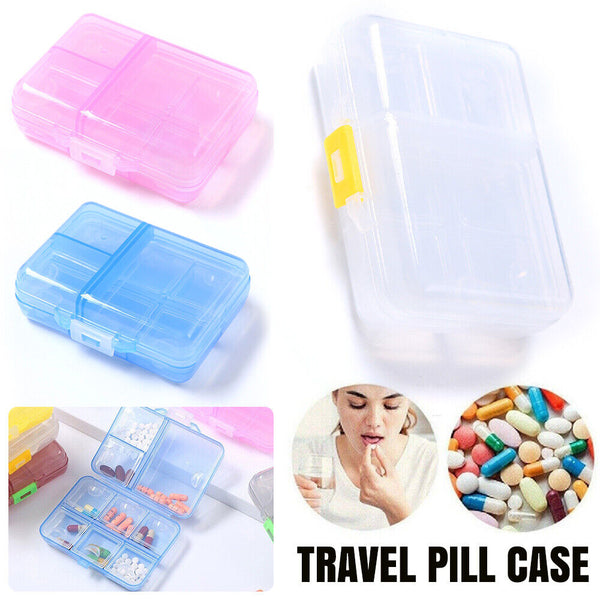 Travel Pill Case Pocket Pharmacy Portable Small Organizer Weekly Medicine Box