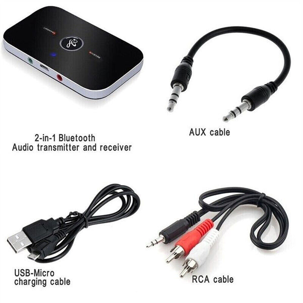 2 in1 Audio Transmitter Wireless Bluetooth Receiver 3.5MM RCA Music HIFI Adapter