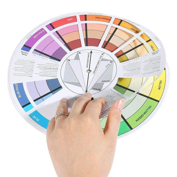 Artists Colour Wheel Mixing Colour Guide 23cm Artist Colour Wheel Nail Painting