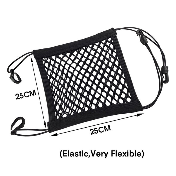 Universal Car Seat Storage Mesh Organizer Cargo Net Hook Pouch Holder Bag AU