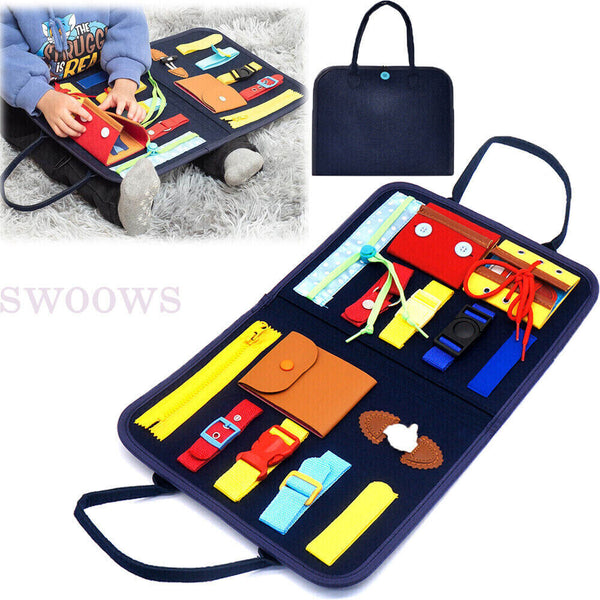 Busy Board Toddler Montessori Educational Toys Intelligence Learning Sensory Toy