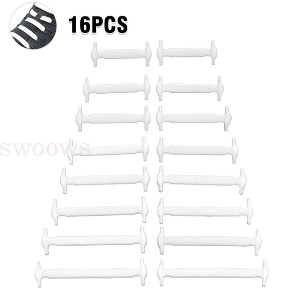 No Tie Elastic Silicone Shoe Laces Shoelaces Sneakers Sports Child/Adult/Unisex