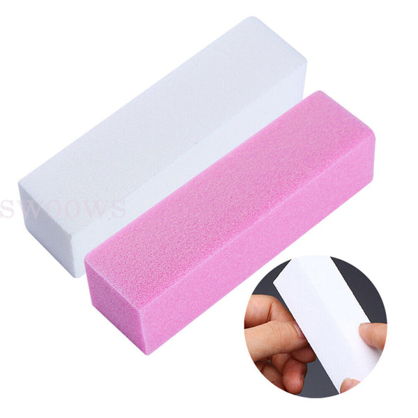 10/20 Buffer Block Buffing Sanding Sponge Nails File Grinding Nail Art Tips Tool