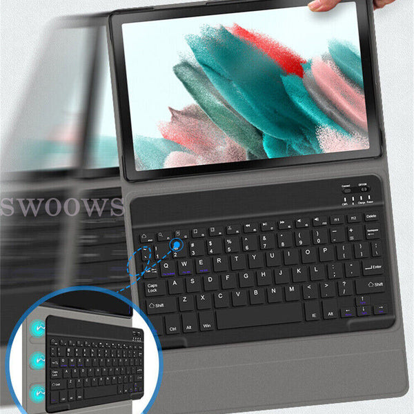 With Keyboard Bluetooth Case Cover For Samsung Galaxy Tab A9 Plus + Film