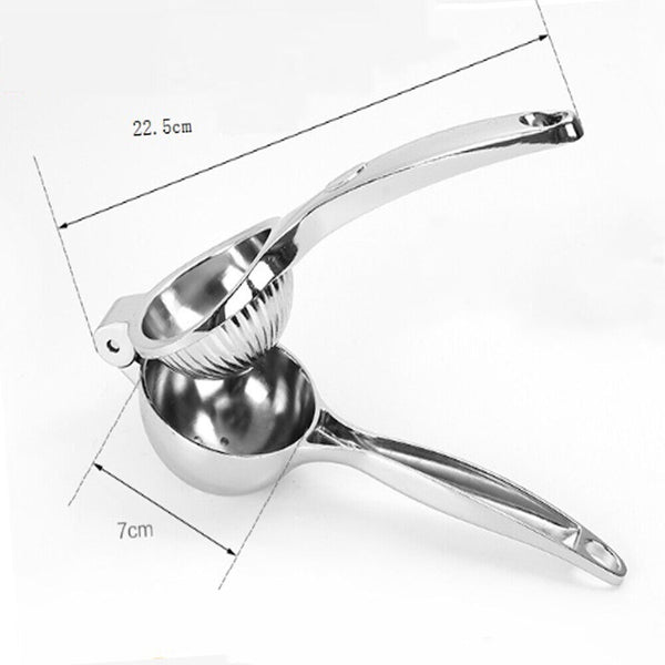 STAINLESS STEEL LEMON LIME SQUEEZER JUICER KITCHEN HOME MANUAL HAND PRESS TOOL