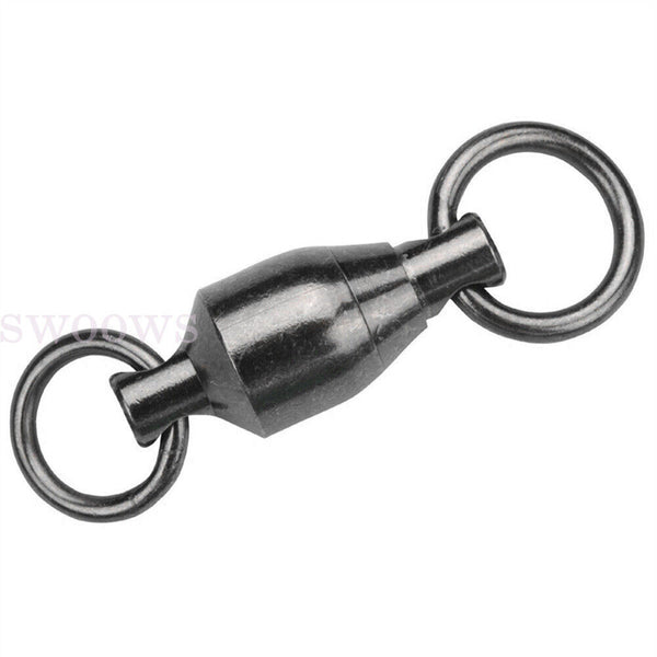 Heavy Duty Ball Bearing Fishing Swivel Copper Stainless Steel Solid Welded Rings