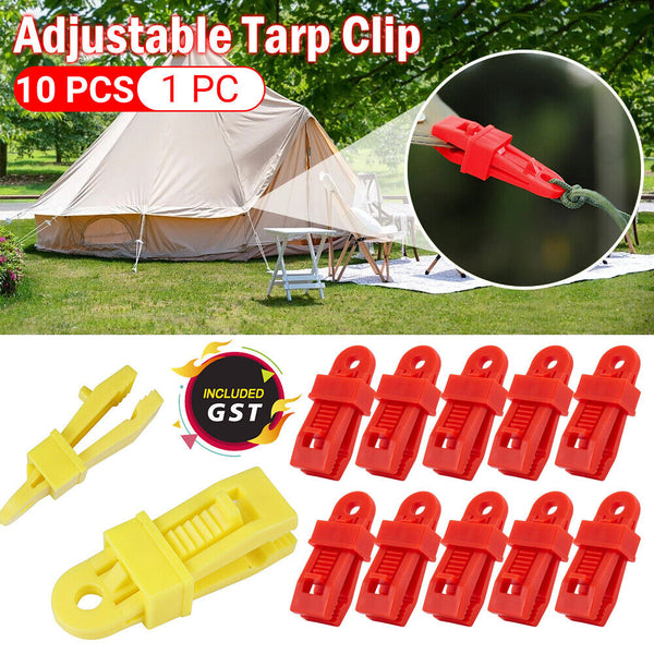 UP50x Adjustable Heavy Duty Lock Grip for Tarp Shade Cloth Plastic Clips Buckle
