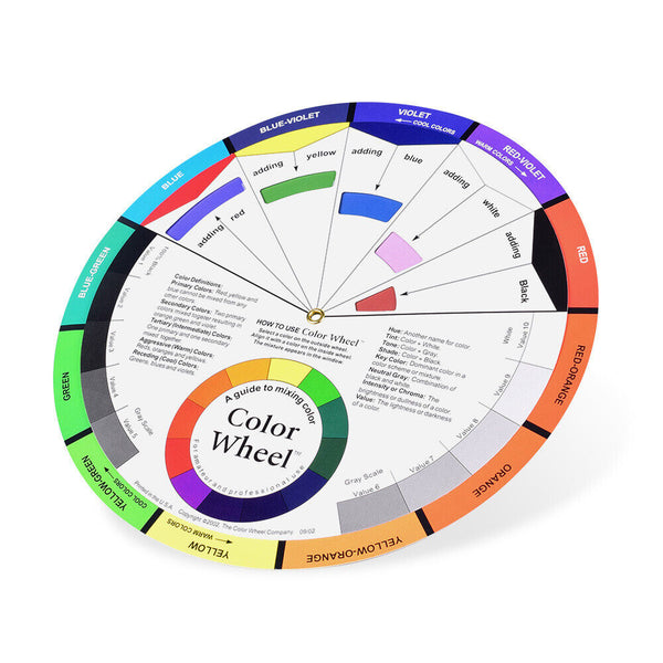 Artists Colour Wheel Mixing Colour Guide 23cm Artist Colour Wheel Nail Painting