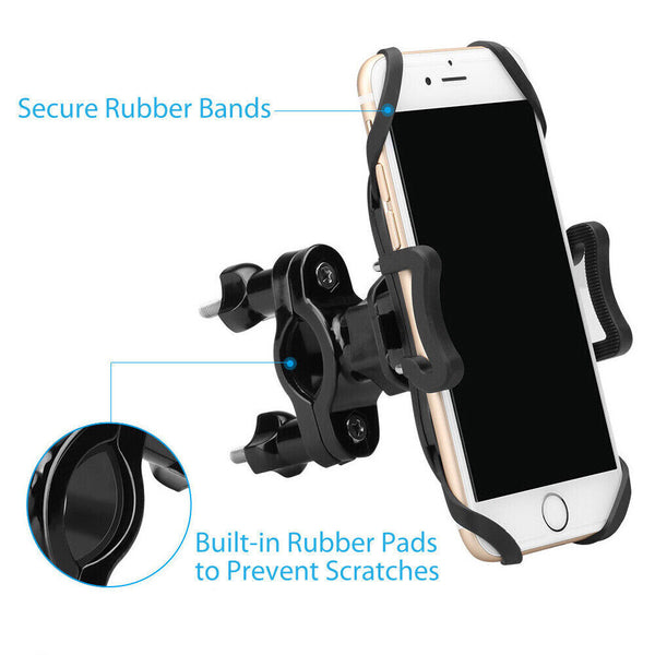 Mobile Phone Holder Bracket Mount For Motorcycle Bicycle Bike MTB Handlebar