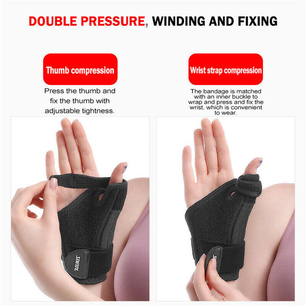 Thumb Spica Splint Brace Wrist Support Strap for Quervain Tendonitis Sprain Pain