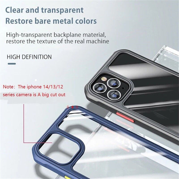 Shockproof Clear Case for iPhone 15  Pro Max