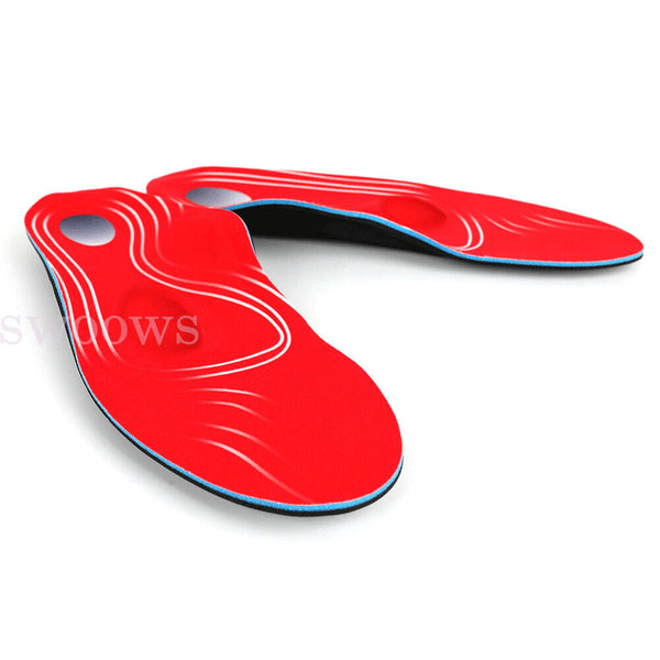 Orthotic Insoles Insert Shoes High Arch Support Plantar Flat Feet Fasciitis Foot