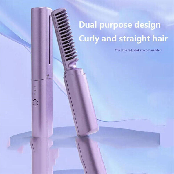 UP3x Portable Mini Titanium Cordless Hair Straightener USB Rechargeable Styling