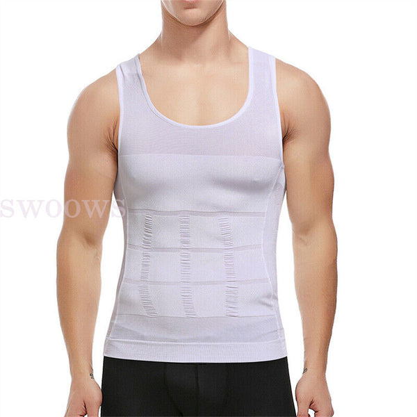 Men Sweat Body Shapers Vest Waist Trainer Slimming Corset Shapewear