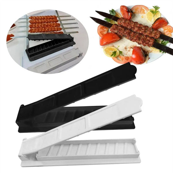 Skewers Kebab Maker Outdoor Barbecue Stringer Box Machine String Grill BBQ Tool